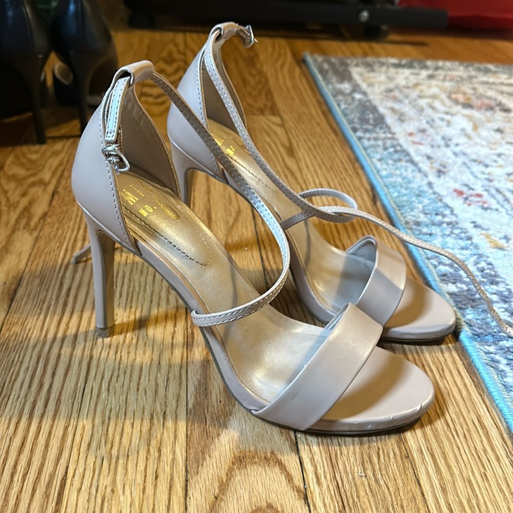 Mix No.6 Beige Strappy Heels